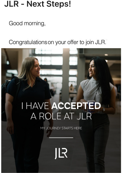 JLR offer email